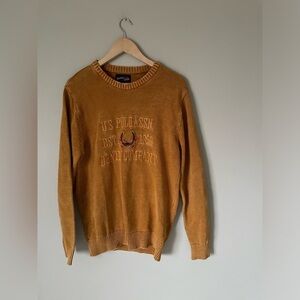 U.S. Polo Assn. vintage Men's Golden cotton Crewneck Sweater size XL NWOT